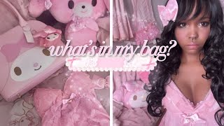 what’s in my hime gyaru bag ?  🎀 ໒꒰ྀི ∩ ⸝⸝ ∩ ꒱ྀིა ♡