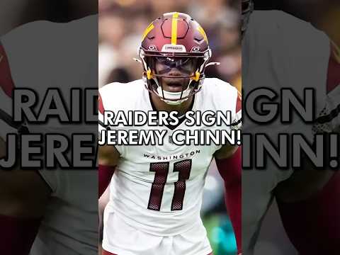 Raiders Signing Jeremy Chinn Is A PHENOMENAL Move! #nflfreeagency #shorts ​⁠@RaidersReport