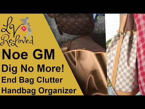 DIG NO MORE! Louis Vuitton Noe GM organizer insert - Gamechanger - Custom Felt Bag Organizer