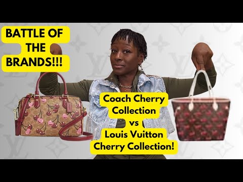 LOUIS VUITTON CHERRY COLLECTION 🍒 VS COACH CHERRY COLLECTION! WHO DID IT BETTER? 🤔🔥