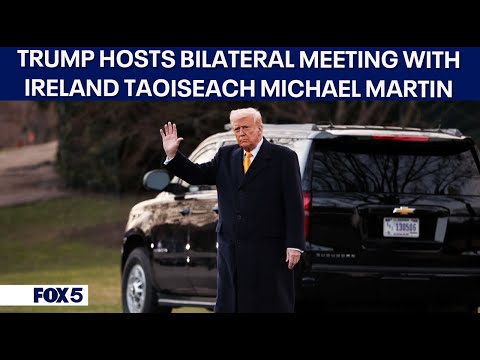 President Donald Trump hosts bilateral meeting with Ireland Taoiseach Micheal Martin