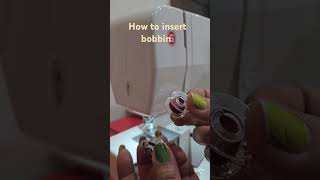 how to insert bobbin !!!#Sewing #Bobbin #SewingMachine #SewingLife #SewingLove #Handmade