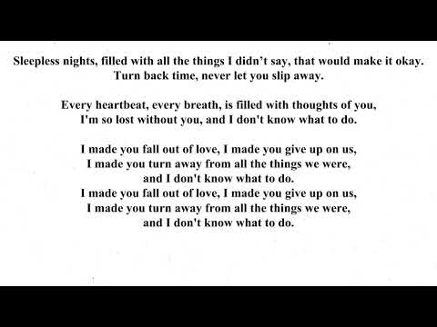 Victor Lundberg - Things I Didn't Say (Lyrics)