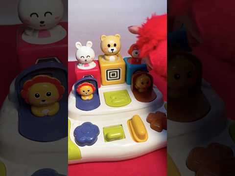 Pop up Bunny Bear Monkey #shorts #popupanimals #asmr #trending