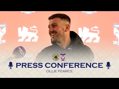 🗣️ Press Conference | Ollie Pearce pre-Boston United (A)