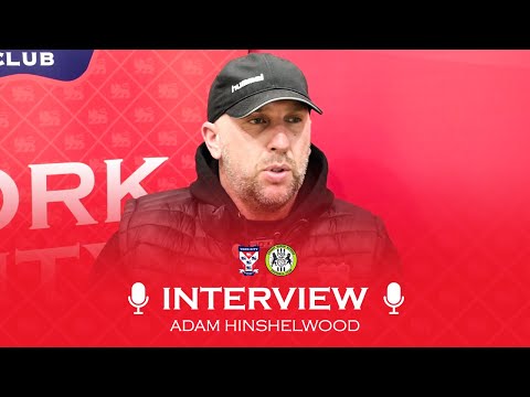 🗣️ Pre Match Interview | Adam Hinshelwood | Forest Green Rovers (H)