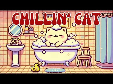 Chillin' Cat 🐱🎶 | 1 Hour Relaxing Lofi Beats | Cozy & Calm Music for Relaxation & Study