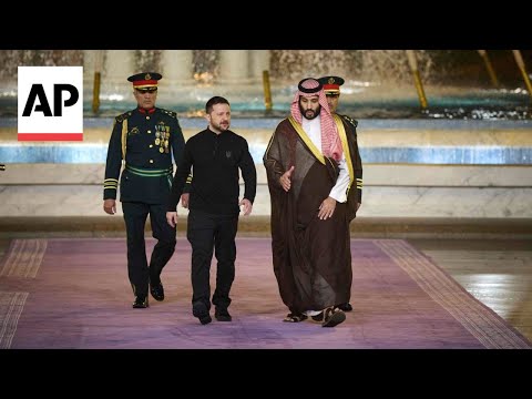 Saudi Crown Prince Mohammed Bin Salman receives Ukraine's Zelenskyy in Jeddah