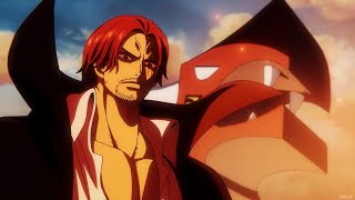 ワンピース Shanks uses Roger's skill one hit kill Kid シャンクスはロジャーのスキルを使ってユースタス・キッドを一撃で倒す || ONE PIECE 1112