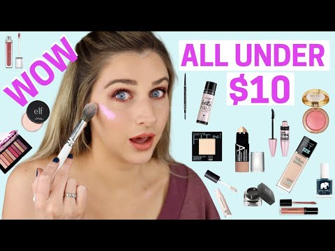 DRUGSTORE HAUL FIRST IMPRESSIONS | Full Face of NOTHING OVER $10