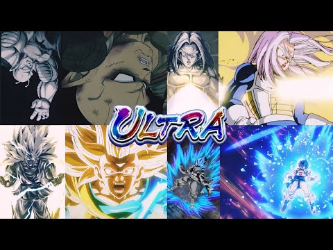 ALL ULTRA CHARACTERS INK BRUSH ANIMATIONS & INTRO REFERENCES 🔥!! [Dragon Ball Legends]