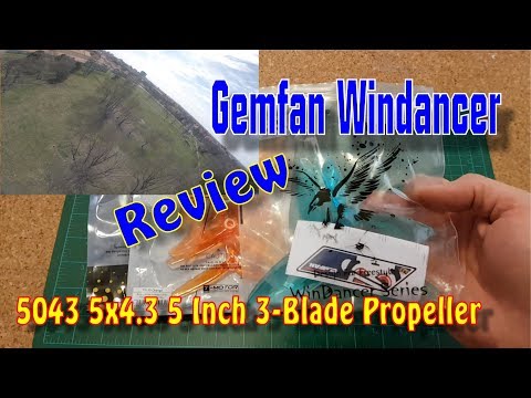 Gemfan Windancer 5043 5x4 3 5 Inch 3 Blade Propeller