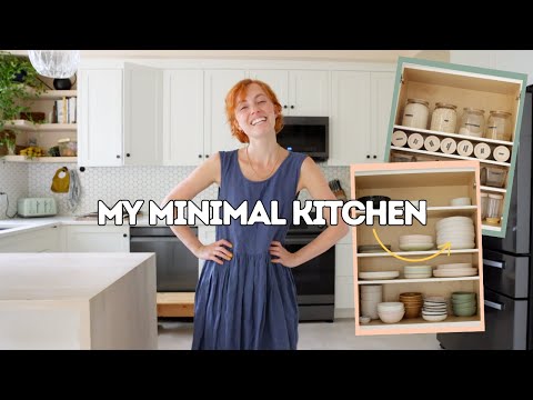 Minimalist Kitchen Tour | clutter free & intentional