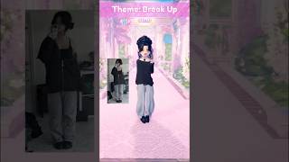 THEME: Break Up💔 Recreating a PINTEREST Outfit! #dresstoimpress #roblox #shorts #dti