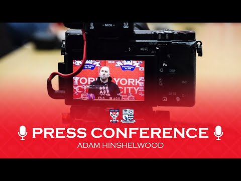 🗣️ Press Conference | Adam Hinshelwood pre-Southend United (H)