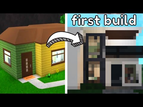 Building my FIRST house in Bloxburg