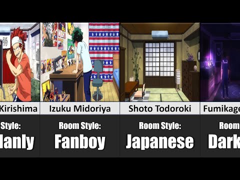 Every Class 1-A Dorm Room in My Hero Academia