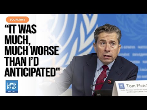 UN Aid Chief Expresses Shock At Seeing Dogs Fattened From Eating Corpses In Gaza | Dawn News English