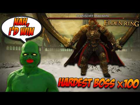 I streamed until I beat the HARDEST BOSS 100 TIMES! It was a mistake.