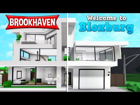 Building a BROOKHAVEN House on Bloxburg!