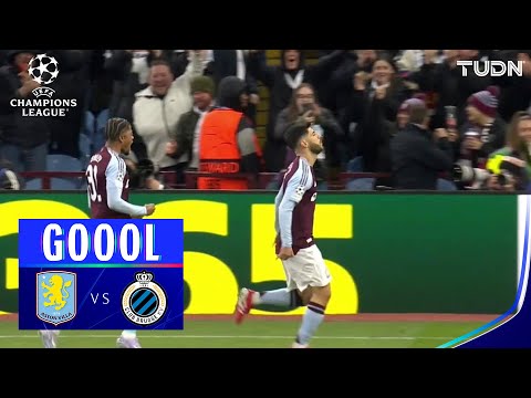 ¡GOOL! Pase finiquitado | Aston Villa 1-0 Club Brujas | UEFA Champions League 24/25 | TUDN