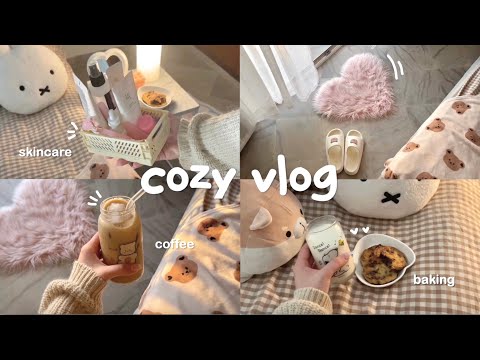 daily vlog 🍪 day at home as an introvert, getting life back together, baking, romanticizing life