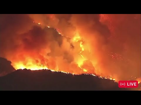 LIVE: Night Footage Shows California Wildfires STILL Out of Control (R$E)