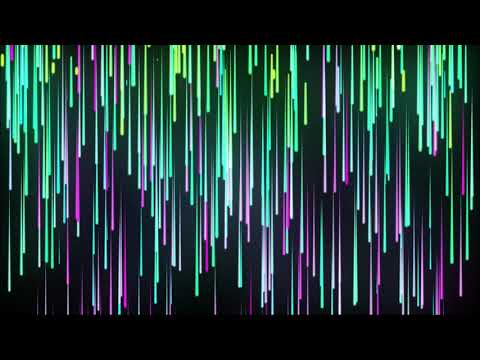 Falling Glowing Lines Looping Background HD - Free Animation Screensaver