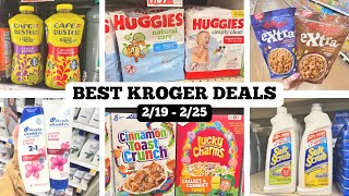 BEST KROGER DEALS | NEW MEGA EVENT DEALS | SAVE MONEY ON GROCERIES & HOUSEHOLD ITEMS | 2/19 - 2/25