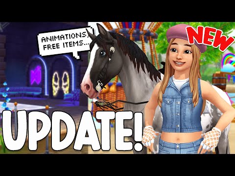 RAINBOW FESTIVAL, NEW AREA, NEW PLAYER ANIMATIONS, FORT PINTA UPDATE & MORE!! STAR STABLE UPDATE!!