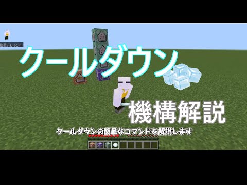 超簡単なクールダウンのコマンド解説【マイクラ】【コマンド】