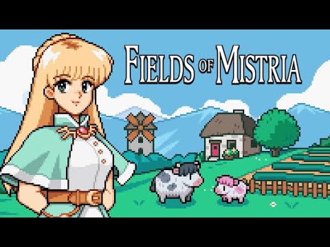 Fields of Mistria (farming sim game)! ALSO NEW EMOTES FOR CHANNEL MEMBERS!