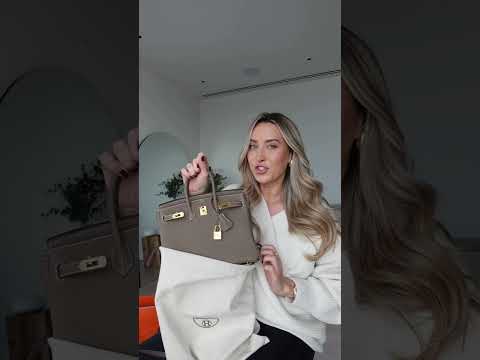 Unbox my Hermes bag with me ..