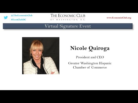 Nicole Quiroga, President and CEO of the Greater Washington Hispanic Chamber of Commerce