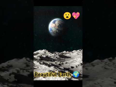 real view of earth from moon #shorts #moon #view #space #universe