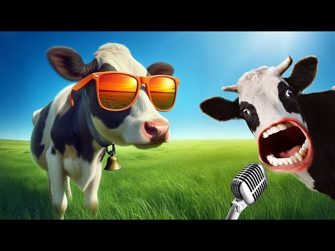 FUNNY COW DANCE 06│Cow Song & Cow Videos 2024 | Cow dance mix | funny dancing cow | gay | गाय