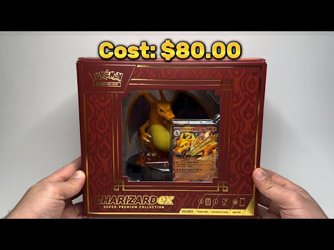 Charizard EX Super Premium Collection - Satisfying Pokemon Card Unboxing