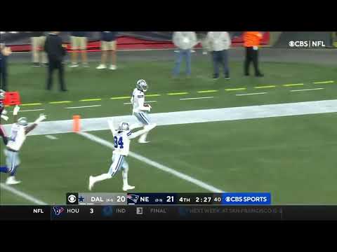 Trevon Diggs Pick Six vs Patriots