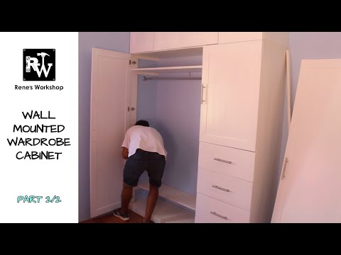 How to Make a Wall Mounted Wardrobe Cabinet 2/2