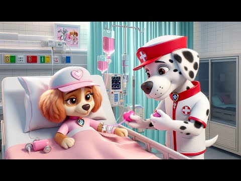 SKYE Is So Sick!! Don't Worry...Doctor Marshall Will cure!! | Paw Patrol Ultimate Rescue | Rainbow 3