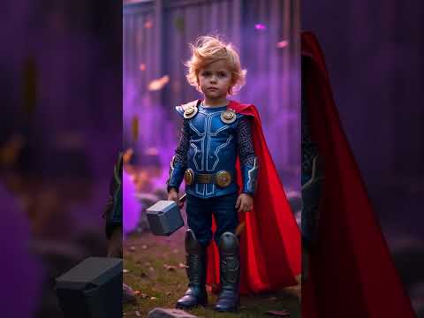 HULK vs Thor | Hulk and Thor look in their childhood