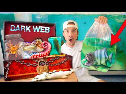 Ordering HAUNTED LIVE FISH Box Off The DARK WEB...