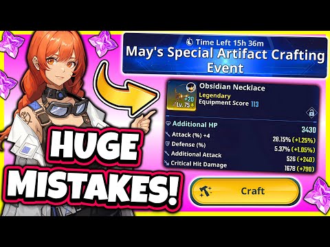 AVOID MISTAKES! NEW ARTIFACT CRAFTING EVENT! BEST STATS & SETS TO PICK! [Solo Leveling: Arise]