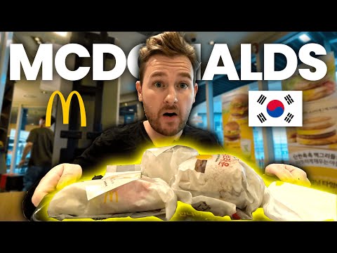 MCDONALDS KOREA is Officially the BEST in the World 🇰🇷 Special Menu Items