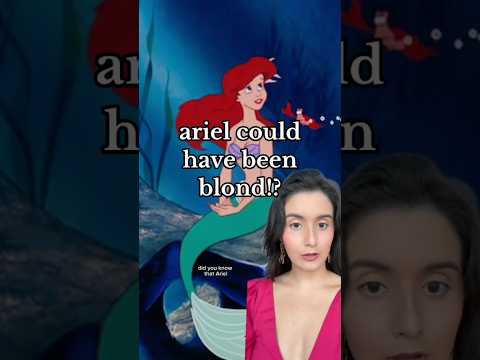 the little mermaid was almost blond??!