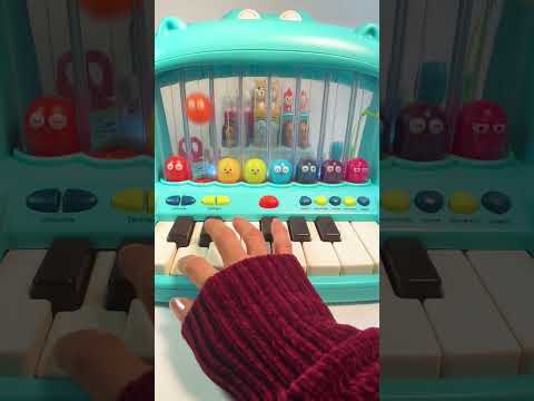 Super UNIQUE hippo pop piano #shorts #cute #trending #popupcard #asmr