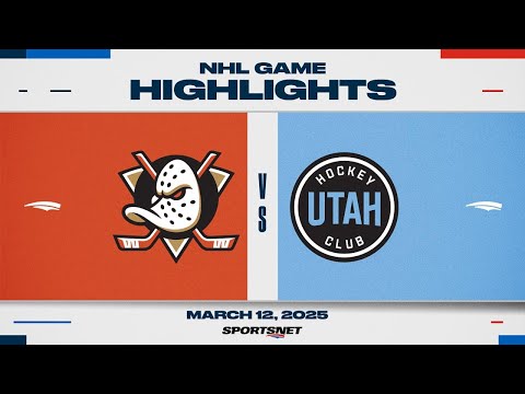 NHL Highlights | Ducks vs. Hockey Club - March 12, 2025