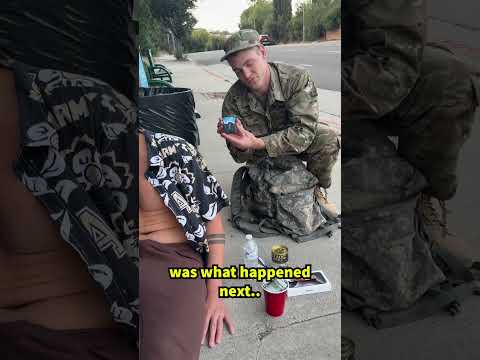 Soldier surprises homeless brother and helps get him off the streets ❤️