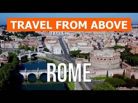 Rome from above | Drone video in 4k | Italy, Rome city from the air