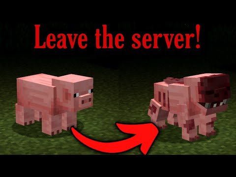 If a pig starts killing the others, Stay away from him! (Minecraft Creepypasta)